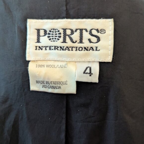 Vintage 100% Wool Sleeveless Dress with Pockets - Picture 4 of 4